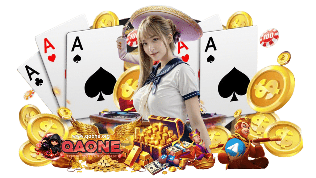 qaone สนุกสนานเต็มที่กับเรา พร้อมแจกทุนเสริมให้นักพนัน